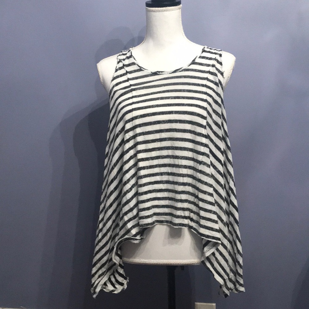 XS Free People striped tank top